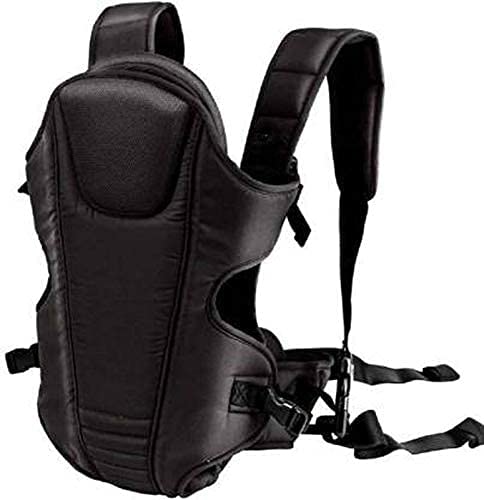 Duggu Kids 3 in 1 Baby Carrier Ergonomic Adjustable Sling Kangaroo Design Baby Carry Bag Backpack Sling Back Position | Front Position Carrier- 0 to 2 Years ((Black)-image-22