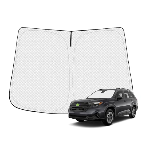 Canvcle Windshield Sun Shade for 2025 2026 Subaru Forester Accessories Thicken 6-Layer Front Window...