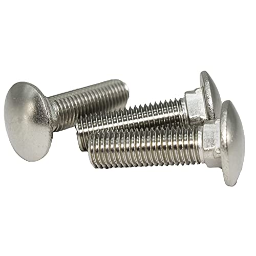Image of SANTIE 3 /8 inch-16 x 1-1 /4 inch 18-8 Stainless Steel Carriage Bolts (25 Pieces)