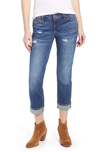 Lucky Brand Women's Mid Rise Sweet Straight Ankle Jean, Oriole, 28W X 26L