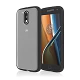 Incipio MT-376-FBLK Octane Case for Motorola Moto G4 & Moto G4 Plus, Retail Packaging Frost/Black