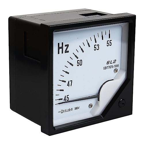 Voltmètre à aiguille carrée 80mm avec affichage 45-55Hz stable