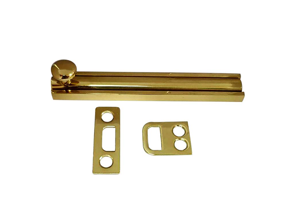 Solid Brass Surface Bolts - 3" Matte Black -13