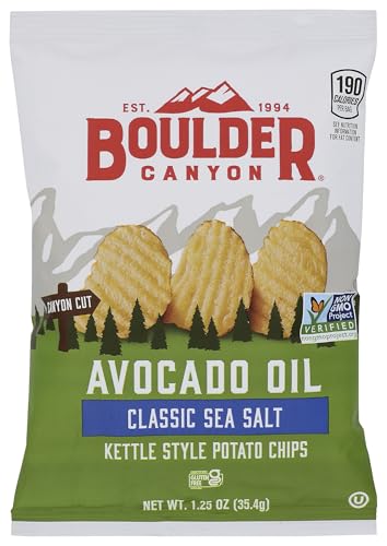 Boulder Canyon, Chips Potato Sea Salt Avocado Oil, 1.25 Ounce