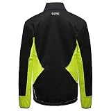 Gore Wear Mężczyźni C5 Gws Thermo 100376 Kurtka Rowerowa, Czarny/Neonowy Żółty, M