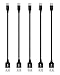 USB Type C Cable, Pantom [5-Pack 6-Inch] USB 2.0 to USB-C Fast Charging Nylon Braided Cable Cord Compatible Samsung Galaxy S10 S9 S8, Google Pixel 3 2, LG V30 V20 G6 G5, Nexus 6P/5X, One Plus and more
