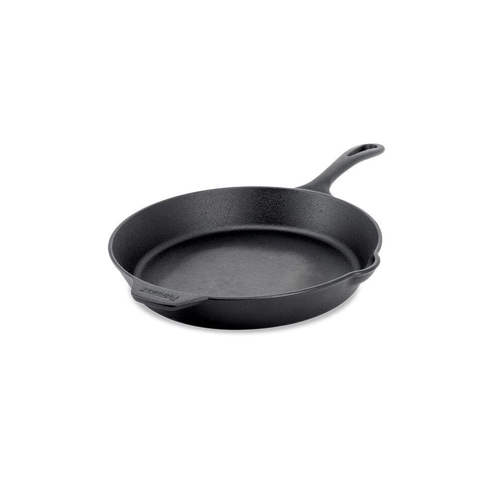 Petromax Feuerpfanne Essential Line - Gusseisenpfanne 30 cm Bratpfanne | Robuste Gusspfanne für Induktion, Grill & Lagerfeuer - Die ideale Steakpfanne aus Gusseisen mit natürlicher Patina