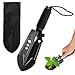 Mini Campingschaufel 7-in-1 für Outdoor Einsatz – Multifunktionale Schaufel mit Paracord Griff, Klappspaten Design, Flaschenöffner, Sechskantschlüssel Säge für Auto, Wandern, Survival & Camping