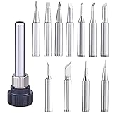 puntas de soldador weller ✿Amplia Gama De Usos: Estañado en la parte inferior de la máquina de soldar, adecuado para SOP, QFP, Hakko, TENMA, ATTEN, QUICK, Aoyue, Yihua, Maplin, estación de soldadura ABF, pistola de soldadura, estación de soldadura 936, 937, etc.