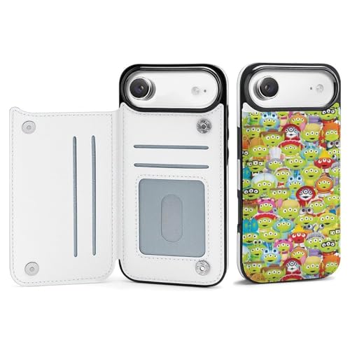 手帳型 トイストーリー エイリアン 対応 iPhone 17 Air ケース カード収納 スマホケース 財布型 携帯ケース 軽量 全面保護 スタンド機能 誕生日 プレゼント