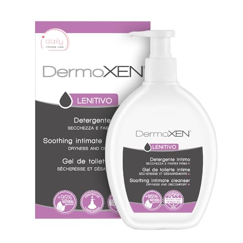 Dermoxen Lenitivo Intimreiniger für Frauen Feuchtigkeitsspendend und Lindernd. Sanfte Intimseife gegen Trockenheit und Juckreiz, auch in den Wechseljahren. Nickel getestet. 200 ml