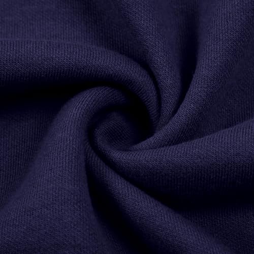 Men's Velvet Warm Sweatshirt Fall Winter Long Sleeve Casual Hoodie With Pockets Solid Color Pullover Sweater4