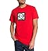 DC Shoes Square Star-Camiseta para Hombre, Racing Red, L