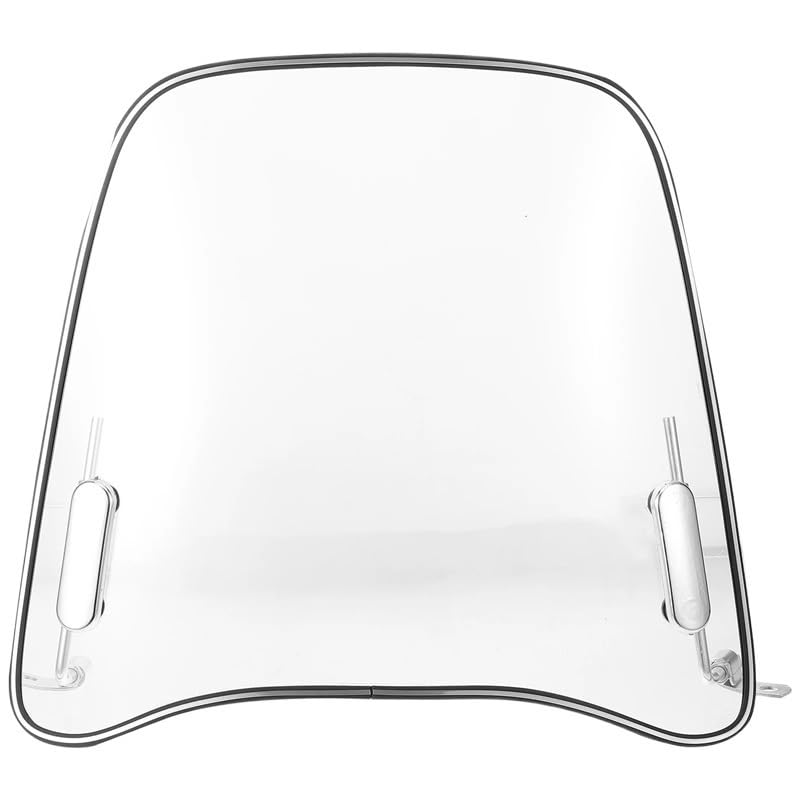 Extension pare-brise moto réglable déflecteur d'air en PC anti-turbulence