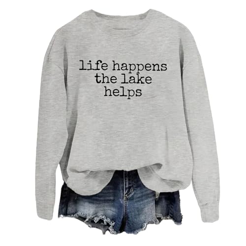 Life Happens the Lake Helps Sweatshirt Life Happens the Lake Helps Shirt Unisex