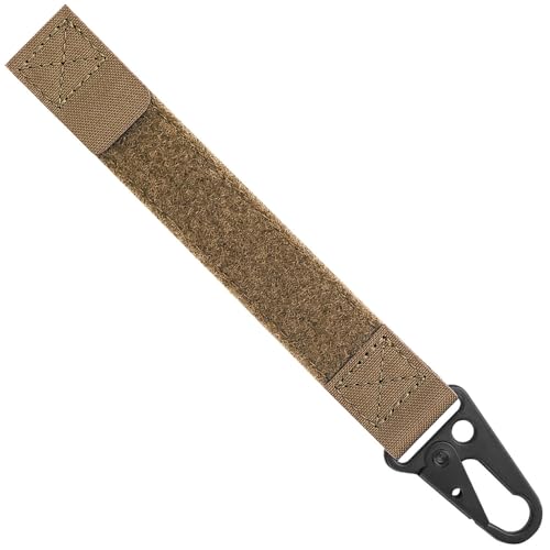 KRYDEX Utility Hook with Aluminum Carabiner and Hook & Loop MOLLE Strap (CB)