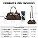 Mewpurrs Small Genuine Leather Crossbody Bags for Women | Structured Top Handle Satchel Purse with Adjustable Strap | Classy Shoulder Handbags for Work, Travel & Date Night - Coffee