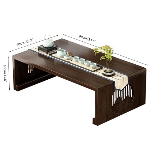 Table basse pliable plateau épais finition imperméable zen - 2