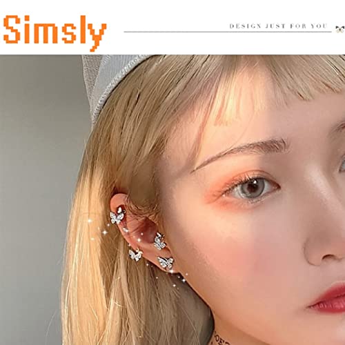 Simsly 4 Pz Polsino dell'orecchio Clip per