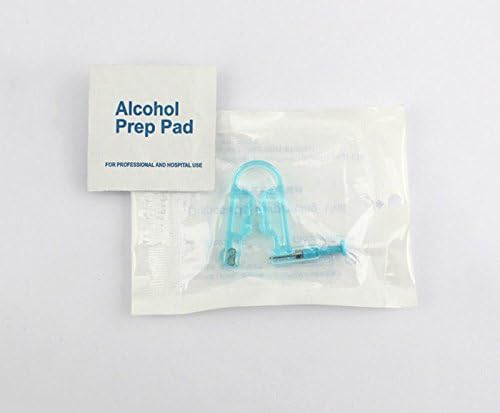 Disposable Safe Asepsis Body Ear Pierce Kit Ear Piercing Gun+1 Pc Ear Stud Oz