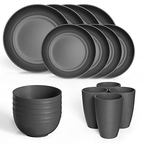 Hanmfei Plastic Dinnerware Set