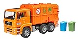 Bruder 2760 - MAN Müllwagen, orange