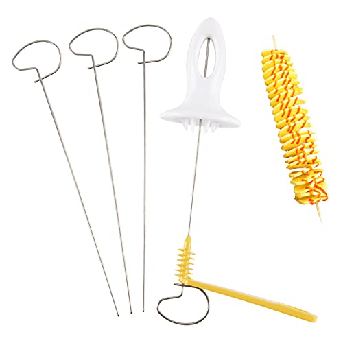 Kesntto Spiral Potato Cutter, Tornado Slicer, Potato Tower Cutter, Manual Twisted Potato Slicer