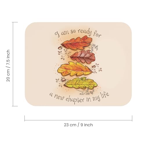 Image of Premium Non-Slip Mouse Pad | Smooth Surface for Optical & Laser Mice | Anti-Skid Rubber Base | Office, Home & Gaming | Motivational Quote Design