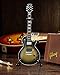 AXE HEAVEN Adam Jones Les Paul Custom Silverburst MINI Guitar 1:4 Scale Replica