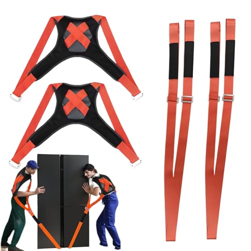 Correas de Transporte para Muebles,Arnés de Antebrazo para Dos Personas - Cuerdas de Carga Portátiles 400 kg para Electrodomésticos, Construcción, Barcos, Almacén y Transporte