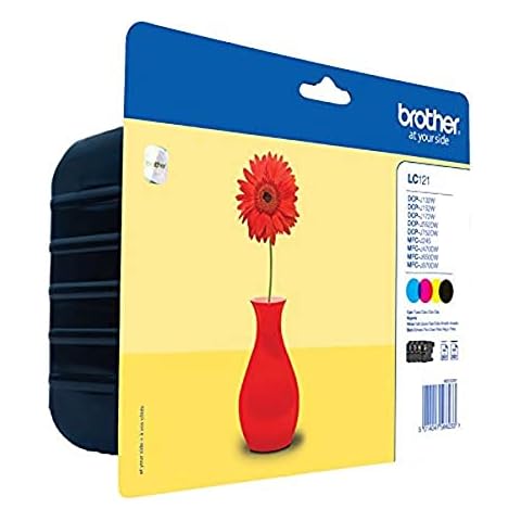 Brother LC-121, Tintenpatronen LC121VALBPDR Rot Cover