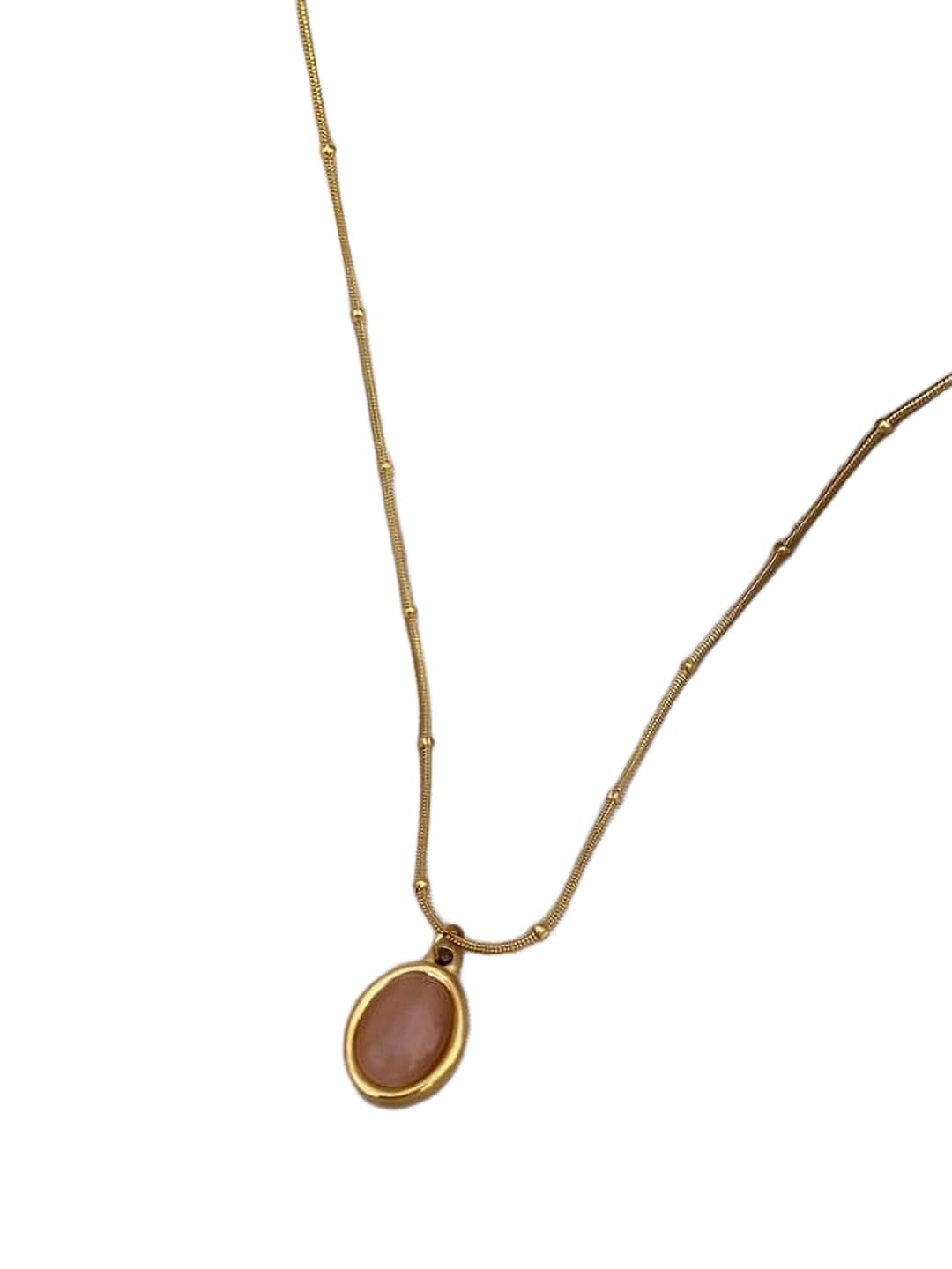 MoonMade Thin Gold Snake Gold-plated Plated Stainless Steel Chain-RoseGold Snack Chain NC-06-image-27