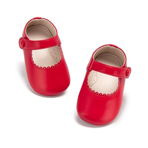 Image of PHIRAMIN Toddler Girl Mary Jane Dress Shoes-Little Girl School Uniform Shoes for Wedding Party