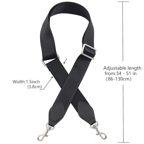 Image of Purse Strap Replacement Crossbody Handbag Stripe Wide Adjustable