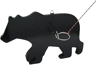 In Out Fun: Black Bear Ring Toss Game Back Boards, Indoor and Outdoor Games & Activities | Great for Yard Games, Game Room...