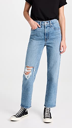 Madewell The Perfect Vintage Straight Jean in Ferman Wash2