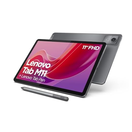 Lenovo Tab M11, Display 10.95" FullHD - (Processore MediaTek Helio G88, RAM 4GB, Memoria 128GB, WiFi 5, Tablet Android 13) - Luna Grey