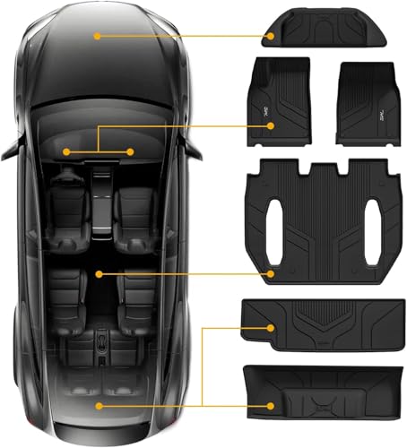Image of 3W Cargo Liner Fit for Tesla Model X 6 Seats 2022-2025(Not for 2026)