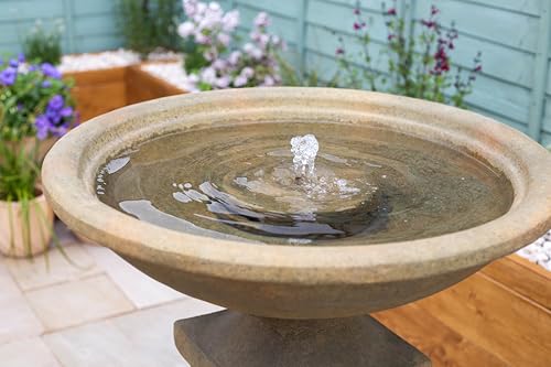 Easy Fountain Roman Pedestal Water Feature, Natural Stone