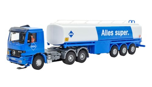 Viessmann CarMotion MB Actros ARAL Benzintank LKW, Modellauto, Teil der Viessmann CarMotion Reihe, für Erwachsene und Modellbahn-Enthusiasten, unisex