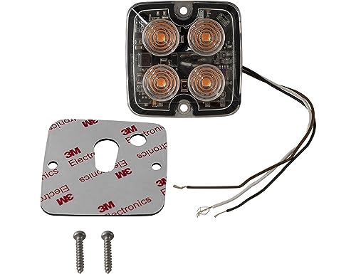 Image of Buyers Products, 2in. LED Emergency Warning Flash Work Truck Strobe Light, Light Type LED, Lens Color Clear, Included (qty.) 1 Model# 8892141