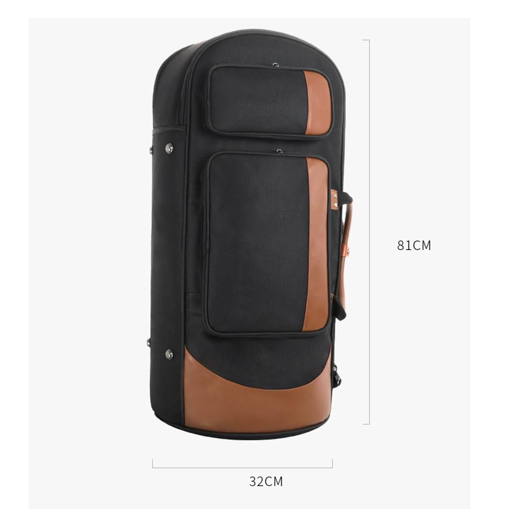 Funda para bombardino, Funda Vertical Gruesa para Llaves, Bolsa para bombardino, Accesorios para Instrumentos de Viento de latón, para presentaciones en escenarios al Aire Libre.(Large)