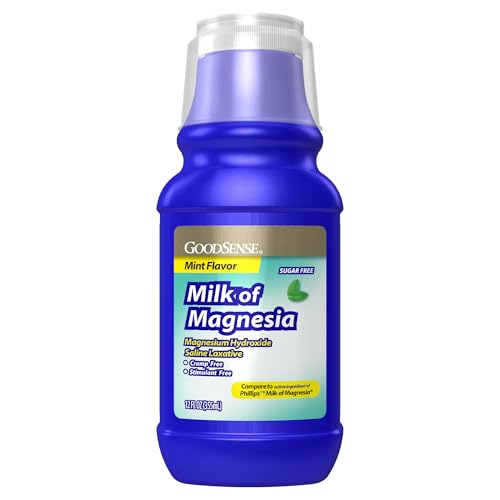 Image of GoodSense Milk of Magnesia Sugar-Free Mint,12 Ounce (Pack of 6)