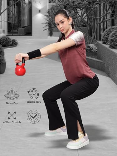Image of STELLERS Women's Half Sleeve Active Wear Polo T-Shirt| Feather Touch Feel | Regular Fit | Odour Resistant | Anti-Static | Wrinkle Free | Quick Dry | Stretchable | Lightweight | Sweat-Proof