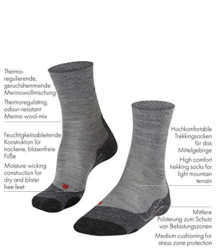 FALKE Men's TK2 Explore Melange Hiking Socks, 1 Pair4