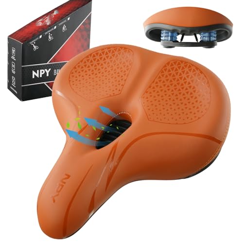 Wide Gel Padded Bicycle Seat