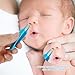 5 Pcs Nose Cleaning Tweezers, 5 Colors Baby Nose Picker with Round Plastic Head for Babys Care Comfortable Effective Noses Picker Tool Baby for Cleaning Ear Canals Nasal Umbilical Dirt