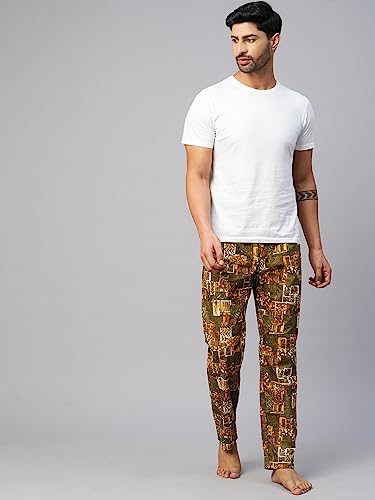 Image of Urban Scottish 100% Comfortable Men's Lounge Pants, Leisure-Wear withn Elastic Waist-Band & Regular Fit, Machine Washable Stayt Home Clothing, Expert Craftsmanship Featuring Plush to The Touch Feel