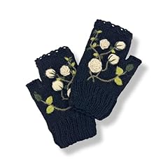 Black With White Flowers