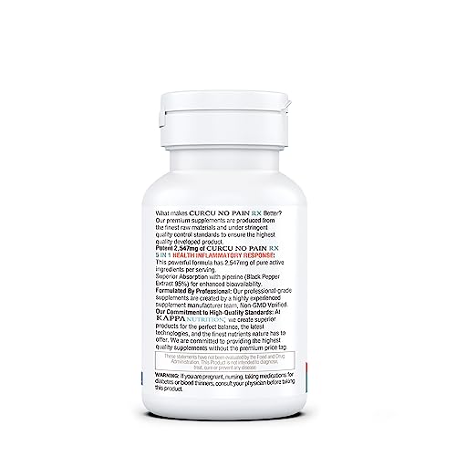 KAPPA NUTRITION Curcu No Pain Rx (90 Capsules) Supports Joints, Muscles. - Image 4